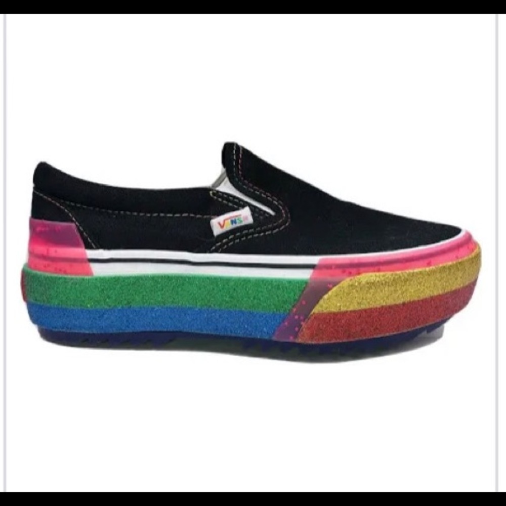 VANS Slip On Platform Glitter